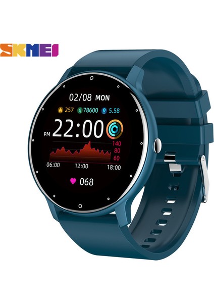 Renk 2 Skmeı LED Dokunmatik Ekran Dijital Pedometre Spor Saatler Erkek Kalp Hızı Monitörü Saat Su Geçirmez Kol Saati Takvim Reloj Hombre (Yurt Dışından)