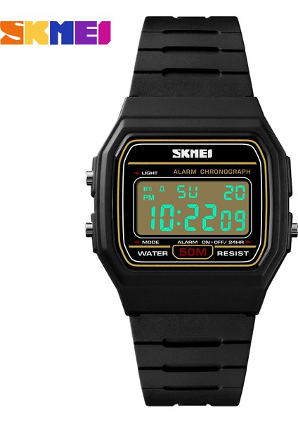 Siyah Skmeı Marka Erkek Dijital Saat Chronograph Spor Elektronik Bilezik 50 M Su Geçirmez Erkek Kol Saati Çalar Saat Erkek Saatler (Yurt Dışından) fiyatları