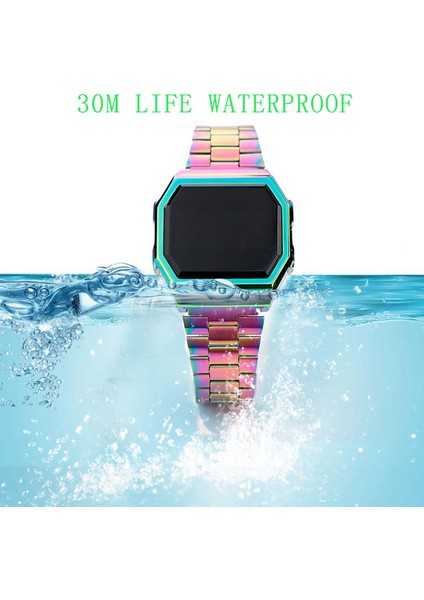 S 04 2022 Erkekler Dijital Kol Saatleri Moda Erkekler Izle Hediyeler Su Geçirmez Çelik Bant Dropshipping Lüks Relogio Masculino Orologio Uomo (Yurt Dışından) modelleri