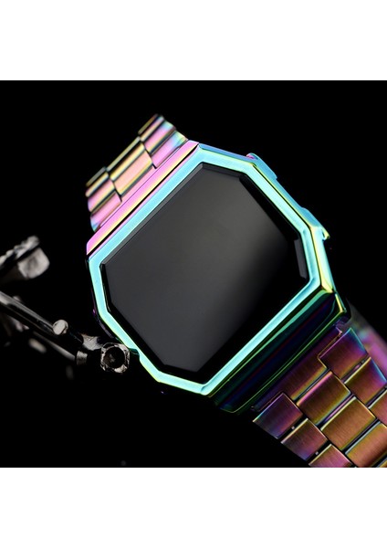 S 04 2022 Erkekler Dijital Kol Saatleri Moda Erkekler Izle Hediyeler Su Geçirmez Çelik Bant Dropshipping Lüks Relogio Masculino Orologio Uomo (Yurt Dışından) indirimleri