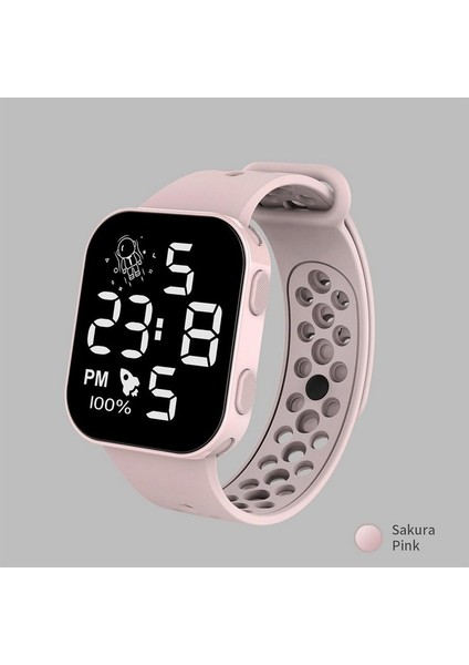 Pembe 2022 Erkek Spor Saat Su Geçirmez Dijital LED Izle Erkekler Kadınlar Için Sevgilisi Elektronik Bilek Saatleri Montre Homme Relogio Masculino (Yurt Dışından)