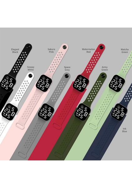 Pembe 2022 Erkek Spor Saat Su Geçirmez Dijital LED Izle Erkekler Kadınlar Için Sevgilisi Elektronik Bilek Saatleri Montre Homme Relogio Masculino (Yurt Dışından) modelleri