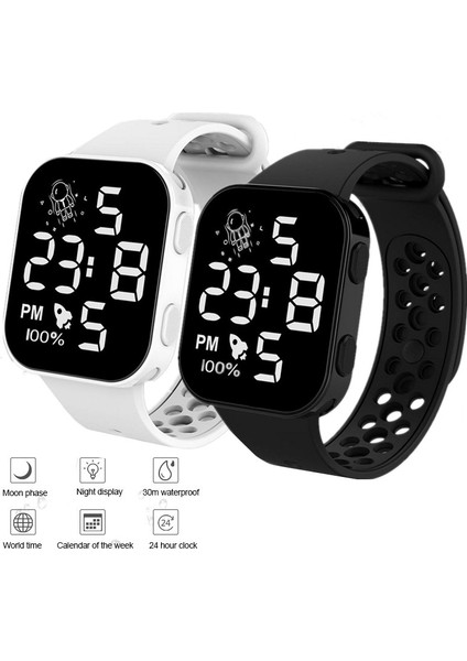 Pembe 2022 Erkek Spor Saat Su Geçirmez Dijital LED Izle Erkekler Kadınlar Için Sevgilisi Elektronik Bilek Saatleri Montre Homme Relogio Masculino (Yurt Dışından) fırsatları