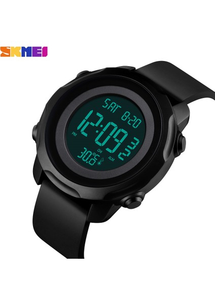 Blueblack Kutusu ile Skmeı Vücut Ortam Sıcaklığı Erkek Saatler Spor 2 Zaman Dijital Erkek Kol Saatleri Su Geçirmez Sağlıklı Tracker Montre Homme 1682 (Yurt Dışından)