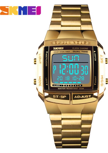 Siyah Skmeı Erkekler Izle Moda Dijital Spor Saatler LED Elektronik Saatler Erkekler Üst Marka Lüks Su Geçirmez Kol Saati Erkek Saat (Yurt Dışından) fırsatları