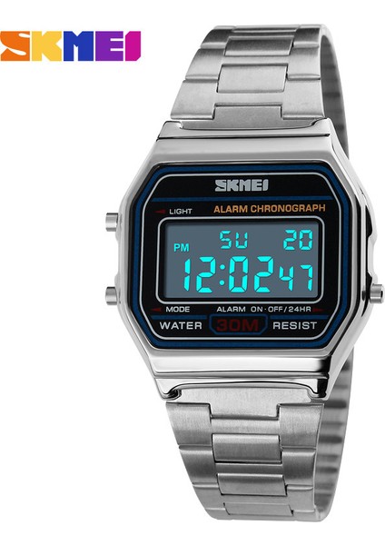 Altın Yeni Iş Erkekler Retro Izle Su Geçirmez Elektronik Saat Moda Kişiliğin Saati Ince Şerit Relogio Masculino Dijital Skmeı (Yurt Dışından) fırsatları