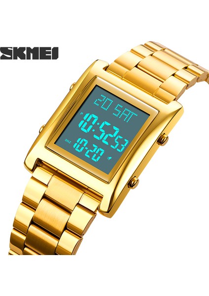 Siyah Beyaz Skmeı Marka Rahat Spor Dijital LED Izle Erkekler Moda Su Geçirmez Lüks Elektronik Kol Saati Erkek Saat Relogio Masculino (Yurt Dışından) fırsatları