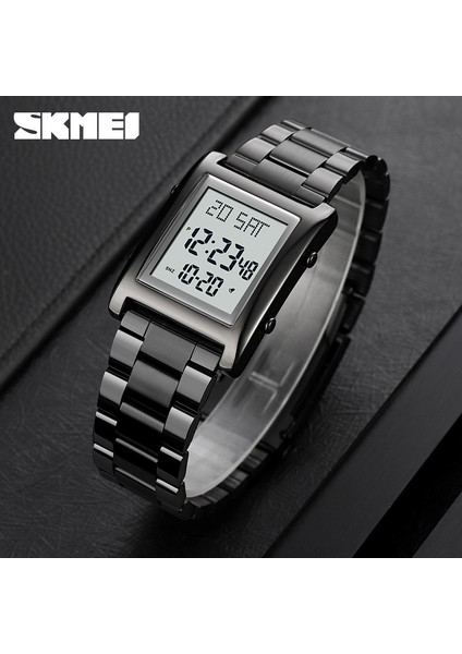 Siyah Beyaz Skmeı Marka Rahat Spor Dijital LED Izle Erkekler Moda Su Geçirmez Lüks Elektronik Kol Saati Erkek Saat Relogio Masculino (Yurt Dışından) indirimleri