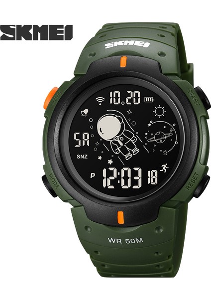 Siyah Beyaz LED Işık Elektronik Spor Saatler Erkekler Kronometre Geri Sayım Saati Su Geçirmez Dijital Kol Saati Relogio Masculino Skmeı Montre (Yurt Dışından) fırsatları