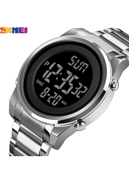 Gül Altın Skmeı Dijital 2 Zaman Erkek Saatler Moda LED Erkekler Dijital Kol Saati Chrono Geri Sayım Alarm Saati Mens Reloj Hombre 1611 (Yurt Dışından)