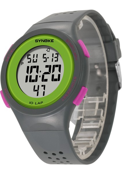 Siyah Synoke Ultra Ince Izle Unisex Dijital Kol Saatleri Kız Erkek Saatler Alarm Chrono Öğrenci Saati Rahat Spor LED Moda Izle (Yurt Dışından) indirimleri