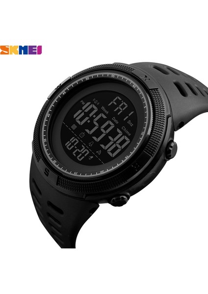 Siyah Kahverengi Skmeı Marka Erkek Spor Saatler Moda Chronos Geri Sayım Su Geçirmez LED Dijital Saat Adam Askeri Kol Saati Relogio Masculino (Yurt Dışından) fırsatları