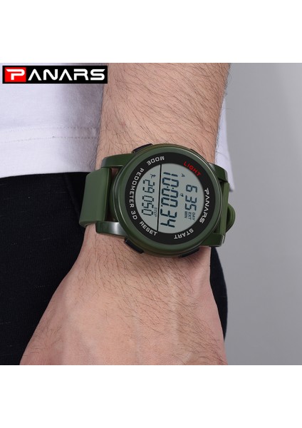 8102 Mavi Panars Erkek Dijital Saatler Erkek Spor Izle Ikili Zaman Adımsayar Çalar Saat 50 M Su Geçirmez Askeri Çok Fonksiyonlu Reloj Hombre (Yurt Dışından) fiyatları