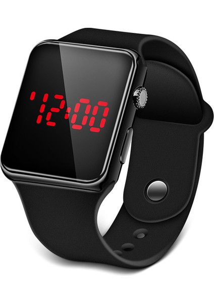 Kadınlar Için Siyah Mavi Moda Izle Elektronik LED Dijital Kadın Izle Rahat Basit Silikon Kadın Izle Montre Femme Zegarek Damski A001 (Yurt Dışından) fiyatları