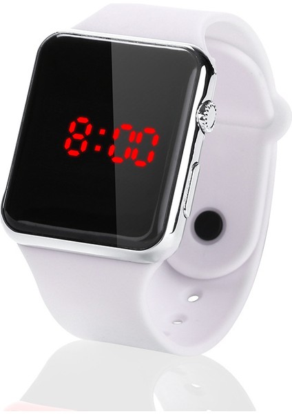 Kadınlar Için Siyah Mavi Moda Izle Elektronik LED Dijital Kadın Izle Rahat Basit Silikon Kadın Izle Montre Femme Zegarek Damski A001 (Yurt Dışından) modelleri