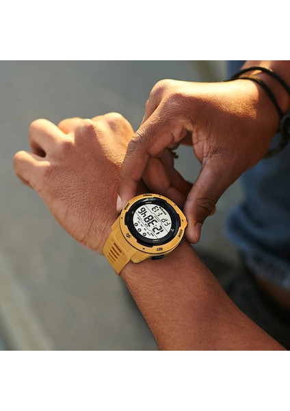 Yeşil Yenı Dijital Spor Izle Erkekler Aydınlık Arama Rahat Bilek Saatler Kauçuk Kayış Moda Saat Su Geçirmez Kol Saati Erkekler Için (Yurt Dışından) indirimleri