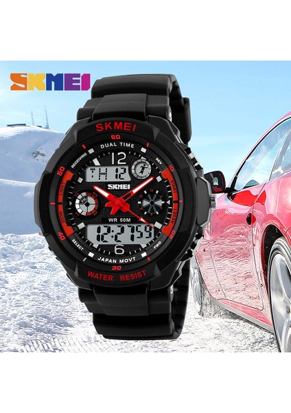 Yeşil Horloge Mannen Relogio Militar Spor Saatleri Şok Dayanıklı Erkekler LED Izle Askeri Dijital Kuvars Saatı Relogio Masculino (Yurt Dışından) modelleri