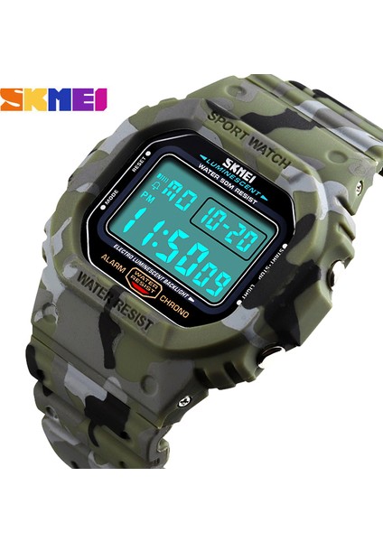 Kamuflaj Skmeı Dijital Saat Askeri Spor Erkek Kol Saati Erkek Saatler Relogio Masculino Relojes Para Hombre 1471 (Yurt Dışından) fırsatları