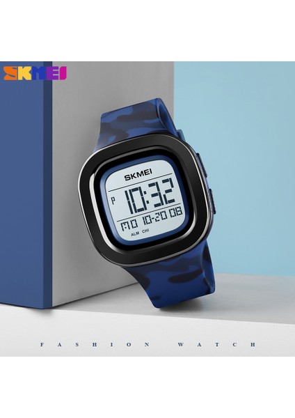 Mavi Kamuflaj Skmeı Dijital Elektronik Erkek Izle Spor Kronograf Çok Fonksiyonlu Erkek Saat Aydınlık Su Geçirmez Kol Saati Relogio Masculino (Yurt Dışından) modelleri
