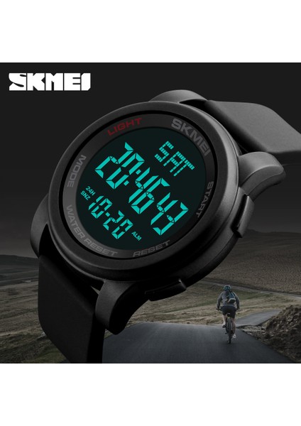 Siyah Skmeı Saat Erkekler Spor Saatler Çift Zamanlı Geri Sayım Askeri Izle Su Geçirmez Dijital Kol Saatleri Relogio Masculino 2019 Yeni (Yurt Dışından) indirimleri