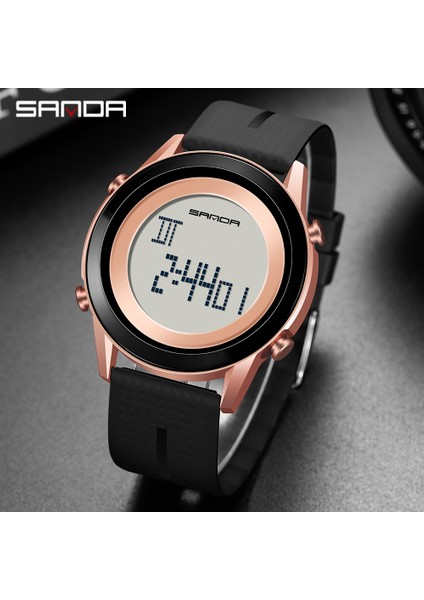 Kahve Sanda Erkek Saati Spor Trend Elektronik Kol Saati Basit Darbeye Dayanıklı Abs Kasa Kadın Ultra Ince Dijital Saat Relogio Masculino (Yurt Dışından) fiyatları