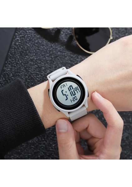 Yeşil Kamuflaj Skmeı Japonya Dijital Hareket Spor Izle Erkekler Açık Kol Saatleri Erkek Su Geçirmez Kronometre Çalar Saat Reloj Montre Homme 1893 (Yurt Dışından)