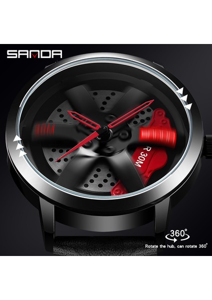 Gümüş Yeşil Kutu Yarış Öfkeli Sanda Sıcak Satış Kuvars Erkek Saat Dönen Tekerlek Saat Manyetik Toka [360° Dönen] Relogio Masculino Смотреть (Yurt Dışından) fiyatları