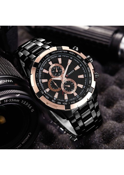 Gümüş Beyaz Curren 8023 Kuvars Izle Erkekler Su Geçirmez Spor Askeri Saatler Erkek Iş Paslanmaz Çelik Kol Saati Erkek Saat Reloj Hombre (Yurt Dışından) modelleri