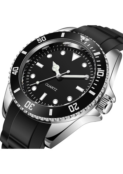 Siyah 40MM Dalgıçtan Esinlenen Döner Çerçeve 42MM Adam Izle Japonya Hareketi Cenevre Kauçuk Kayış (Yurt Dışından) modelleri