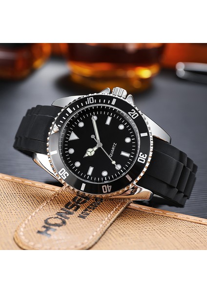 Siyah 40MM Dalgıçtan Esinlenen Döner Çerçeve 42MM Adam Izle Japonya Hareketi Cenevre Kauçuk Kayış (Yurt Dışından) indirimleri