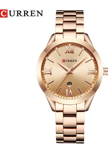 Gül Altın Curren Altın Izle Kadın Saatler Bayanlar 9007 Çelik Kadın Bilezik Saatler Kadın Saat Relogio Feminino Montre Femme (Yurt Dışından) indirimleri