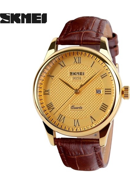 Siyah Altın Erkek Saatler Üst Marka Lüks Kuvars Izle Skmei Moda Rahat Iş Kol Saatleri Su Geçirmez Erkek Izle Relogio Masculino (Yurt Dışından) fırsatları