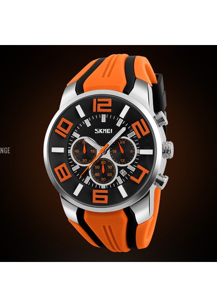 Siyah Saatler Erkekler Lüks Marka Skmeı Chronograph Erkekler Spor Saatler Su Geçirmez Erkek Saat Kuvars Erkek Saati Reloj Hombre 2018 (Yurt Dışından)