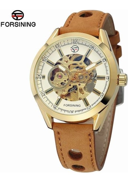 Kahverengi Altın Mekanik Saatler Kadınlar Için Kadın Bayanlar Bilek Saatler Lüks Kadın Bilezik Saatler Sevgilisi Montre Femme Saat Izle Relogios (Yurt Dışından)