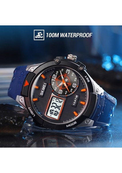 Tüm Kara Kutu Skmeı Izle Erkek Saatler Erkek Kol Saatleri Moda 100 M Su Geçirmez Yüzmek Spor Kronometre Erkekler Izle 3 Zaman LED Dijital Reloj Hombre (Yurt Dışından)