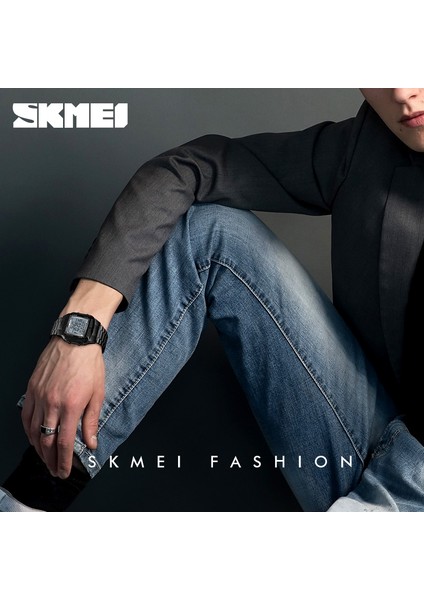 Kahve Altın Skmeı Lüks Üst Erkekler Spor Saatler Alarm Geri Sayım Su Geçirmez Elektronik LED Dijital Bilek Saatler Saat Adam Relogio Masculino (Yurt Dışından)