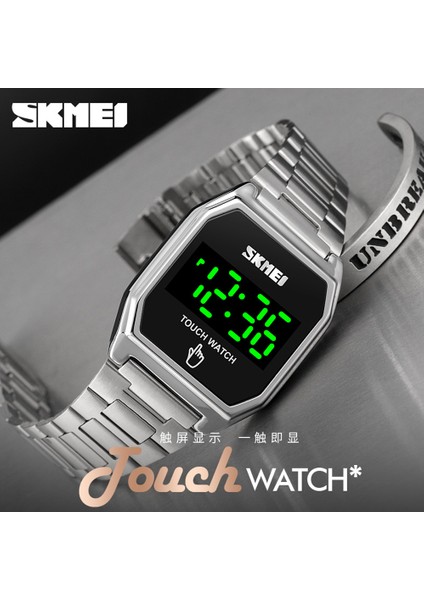 Gül Altın Skmeı Yaratıcı Dokunmatik Ekran Erkek Dijital Saat Spor Japonya Hareketi Saat Su Geçirmez Elektronik Kol Saati Erkek Bayan Hediye (Yurt Dışından) fırsatları