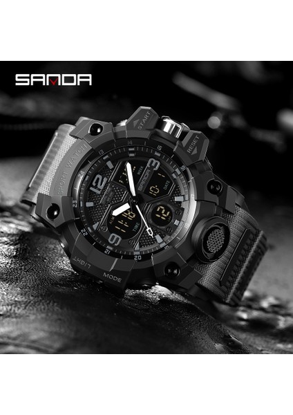 942 Ms Beyaz Gül Sanda Erkekler Doğa Sporları Darbeye Dayanıklı Elektronik Saat Çok Fonksiyonlu Moda Trendi 50 M Su Geçirmez Aydınlık Saat Reloj De Hombre (Yurt Dışından) fiyatları