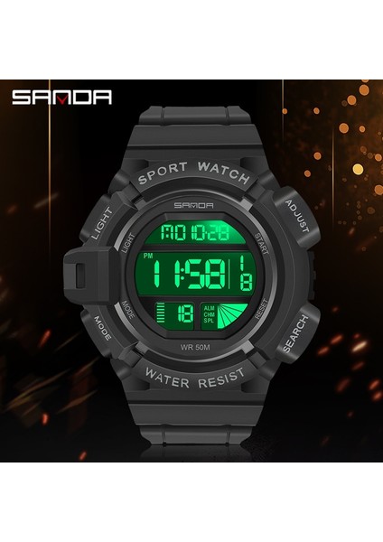 Gri Sanda Erkek Saatler Suya Dayanıklı Askeri Spor Saatler Erkekler LED Dijital Saatler Elektronik Kol Saatleri Relogio Masculino (Yurt Dışından) fırsatları