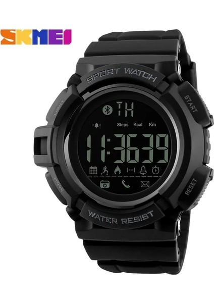 Siyah Lüks Marka Bluetooth Akıllı Saat Uzaktan Kamera Pedometre Kalori Spor Izci Ios Android Için Erkekler Spor Saatler (Yurt Dışından)