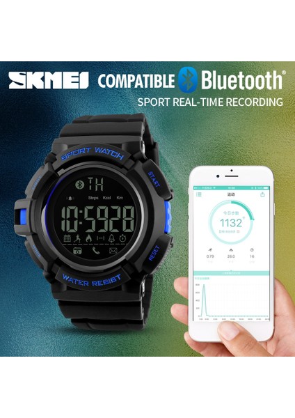 Siyah Lüks Marka Bluetooth Akıllı Saat Uzaktan Kamera Pedometre Kalori Spor Izci Ios Android Için Erkekler Spor Saatler (Yurt Dışından) fiyatları