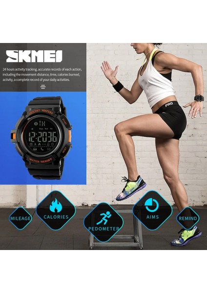 Siyah Lüks Marka Bluetooth Akıllı Saat Uzaktan Kamera Pedometre Kalori Spor Izci Ios Android Için Erkekler Spor Saatler (Yurt Dışından) indirimleri