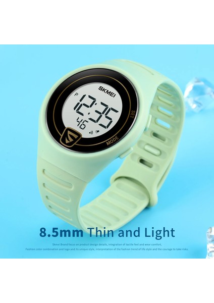 Açık Yeşil Beyaz Skmeı 1798 Dijital Saat Spor Genç Erkek Kız Kol Saati Için Dijital Saat Su Geçirmez LED Ince Genç Izle Reloj Hombre (Yurt Dışından) fiyatları