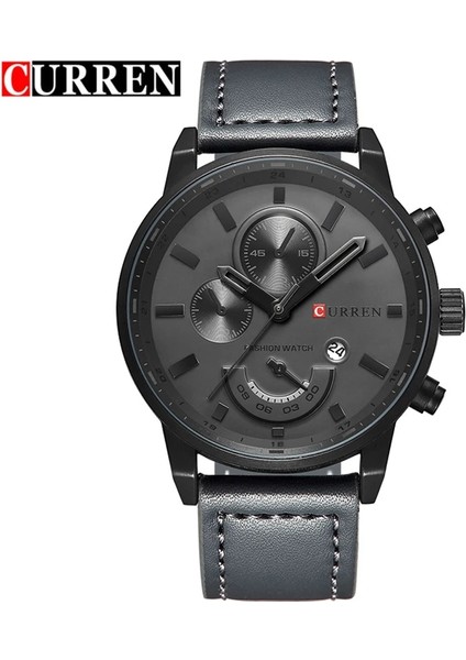 Siyah Kara Kutu Curren 8217 Adam Kronograf Lüks Erkek Spor Saatleri Moda Rahat Kuvars Izle Erkekler Askeri Bilek Izle Erkek Relogio Saatler (Yurt Dışından) fiyatları