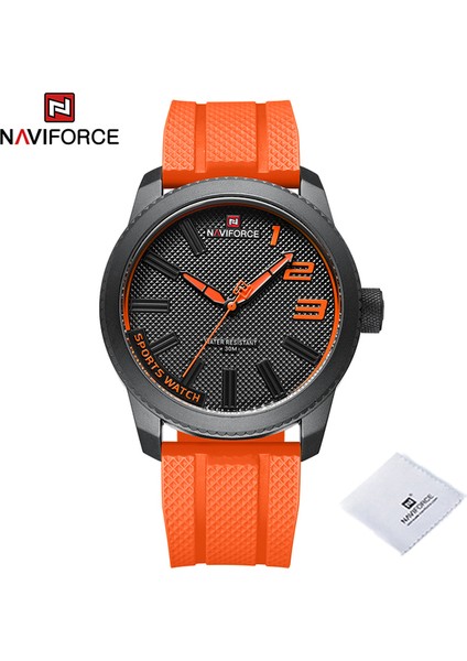 Boo 2022 Navıforce Su Geçirmez Spor Askeri Quartz Saat Erkekler Için Erkek Saatler Lüks Marka Silikon Kayış Saatler Relogio Masculino (Yurt Dışından)