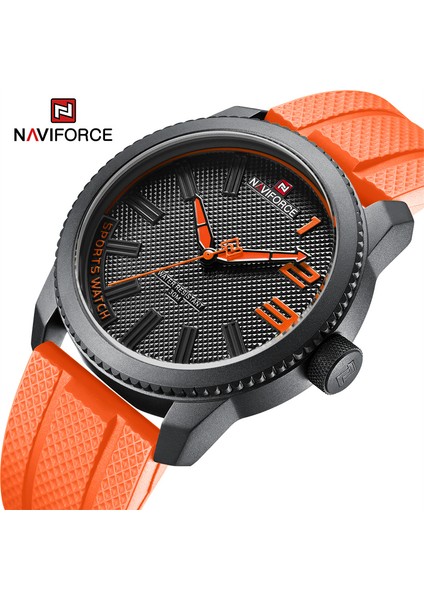 Boo 2022 Navıforce Su Geçirmez Spor Askeri Quartz Saat Erkekler Için Erkek Saatler Lüks Marka Silikon Kayış Saatler Relogio Masculino (Yurt Dışından)