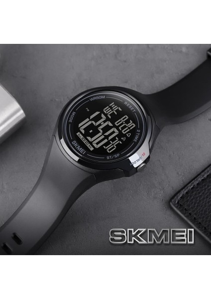Siyah Skmeı 1602 Dokunmatik Ekran Dijital Erkek Izle Su Geçirmez LED Işıklı Çalar Saat Düşmeye Dayanıklı Spor Saatler Montre Homme (Yurt Dışından) modelleri