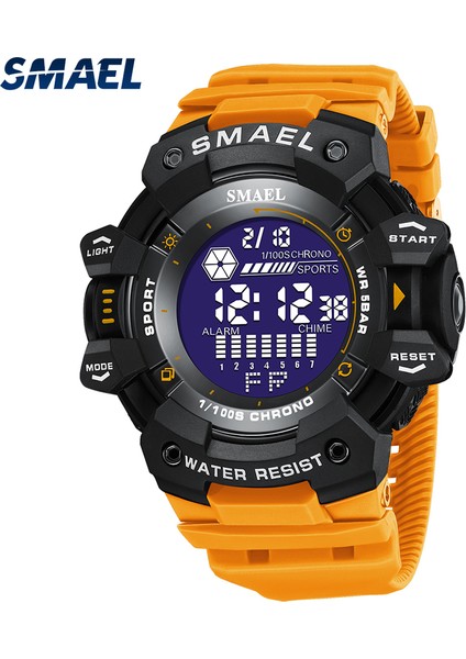 Siyah Beyaz Smael Erkek Saat Askeri Suya Dayanıklı Spor Izle LED Dijital Bilek Kronometre Erkek 8050 Relogio Masculino Saatler (Yurt Dışından) fiyatları