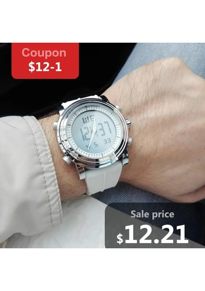 11S9368G04 Sınobı 9368 Relogio Masculino Dijital Saat Erkekler Kol Saati Tarih Su Geçirmez Kronograf Koşu Saatleri Montres Femmes Spor Saat (Yurt Dışından) fiyatları