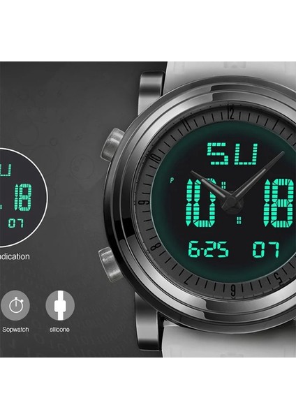 11S9368G04 Sınobı 9368 Relogio Masculino Dijital Saat Erkekler Kol Saati Tarih Su Geçirmez Kronograf Koşu Saatleri Montres Femmes Spor Saat (Yurt Dışından) indirimleri